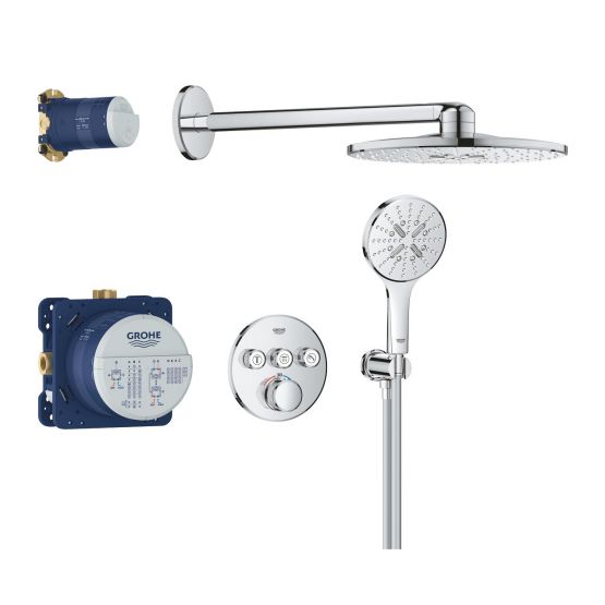 Zestaw Prysznicowy Grohtherm SmartControl z Deszczownicą Rainshower SmartActive 310 Grohe