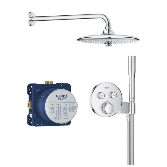 Zestaw Prysznicowy Grohtherm SmartControl Podtynkowy z Deszczownicą Euphoria 260 34867000 Grohe