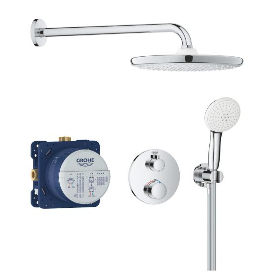 Zestaw Prysznicowy Grohtherm Podtynkowy z Deszczownicą Tempesta 250 34872000 Grohe