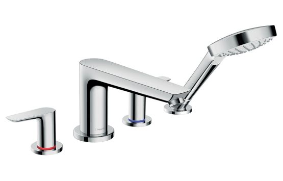 4-Otworowa Bateria Na Brzeg Wanny Talis E Chrom 71748000 Hansgrohe
