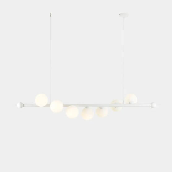 Lampa Wisząca Wave 7 White 1115T Aldex