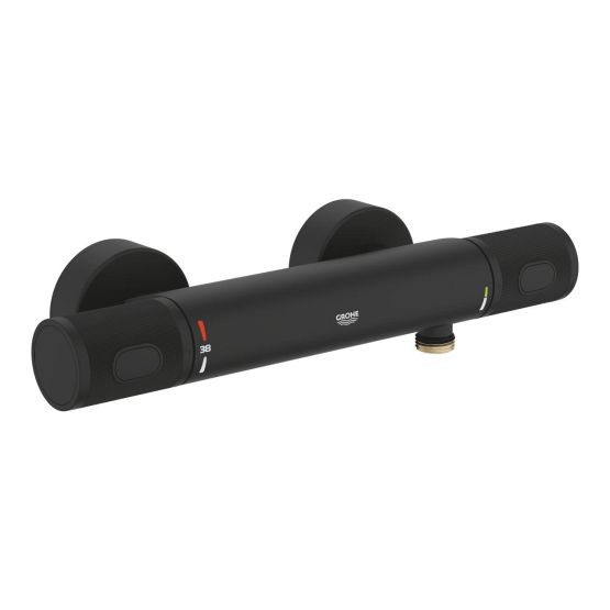 Bateria Prysznicowa Z Termostatem Grohtherm 1000 Phantom Black 34827KF0 Grohe