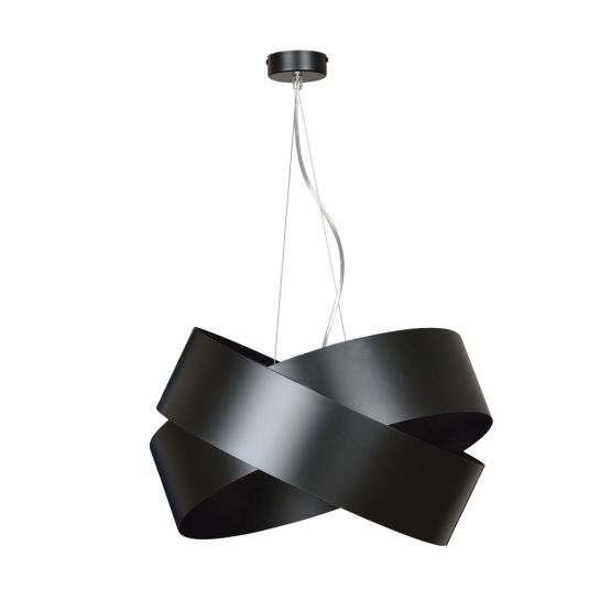 Lampa wisząca VIENO nowoczesna czarna E27 15W LED
