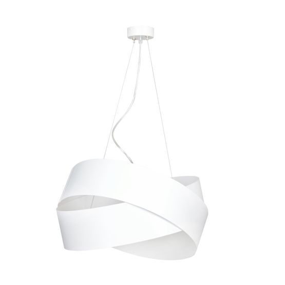 Lampa wisząca VIENO nowoczesna biała E27 15W LED