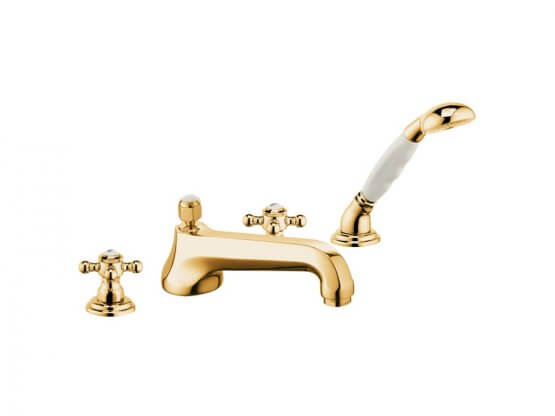 Bateria Wannowo Natryskowa Adlon Pozłacana 515254520 Kludi