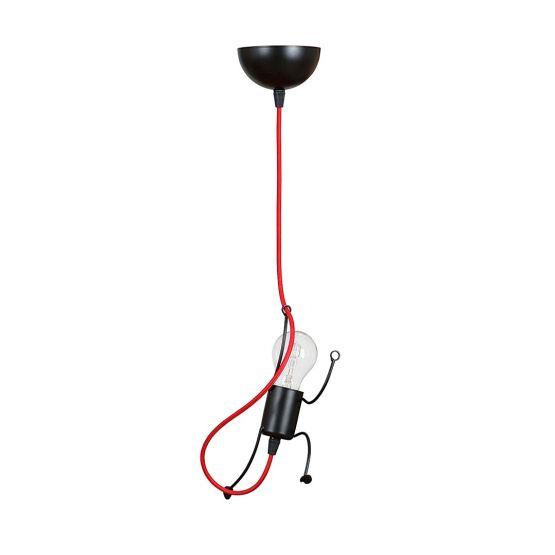 Lampa wisząca BOBI nowoczesna czarna E27 15W LED