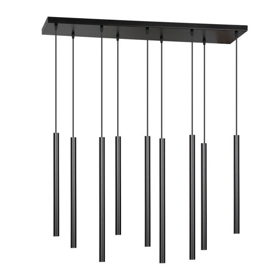 Lampa wisząca SELTER 9 nowoczesna czarna G9 8W LED