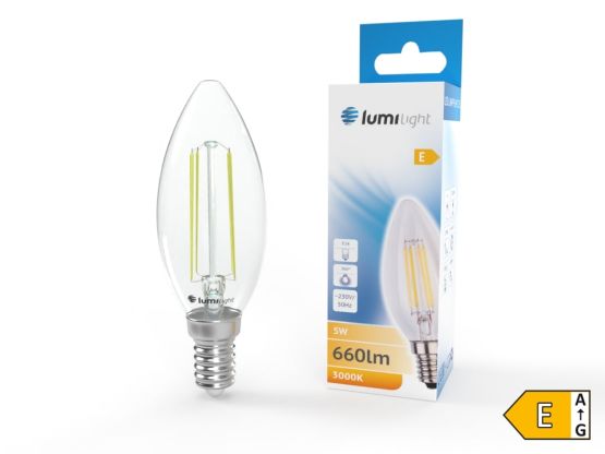 Żarówka LED FLM C35 E14 5W Ciepła LL5764 Lumilight