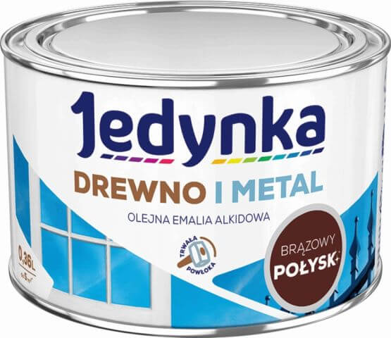 Farba Drewno I Metal Brązowy 0,36L Jedynka-Tikkurila