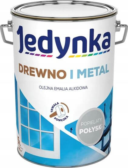 Farba Drewno I Metal Popielaty 5L Jedynka-Tikkurila