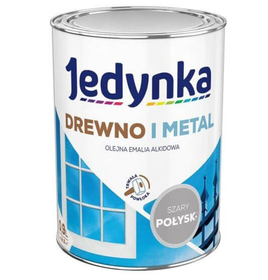 Farba Drewno I Metal Szary 0,9L Jedynka-Tikkurila