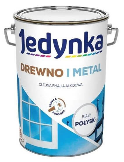 Farba Drewno I Metal Biały 5L Jedynka-Tikkurila