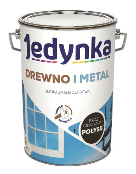 Farba Drewno I Metal Brąz Czekoladowy 5L Jedynka-Tikkurila