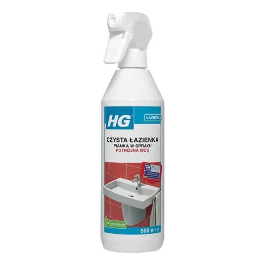 Pianka W Sprayu Czysta Łazienka Potrójna Moc 500 ml HG