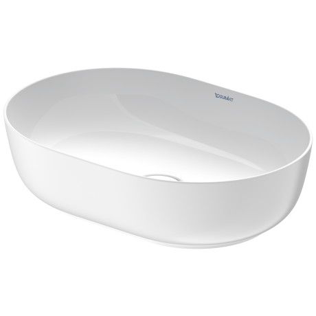 Umywalka Luv 50x35 cm Nablatowa Owalna Biała 0379500000 Duravit