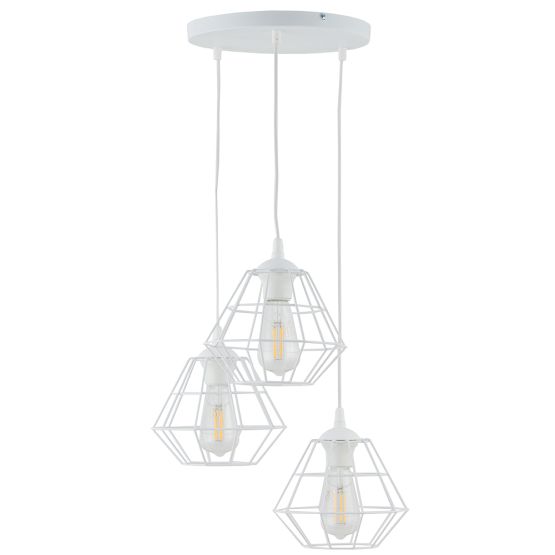 DIAMOND NEW WHITE LAMPA wisząca 3