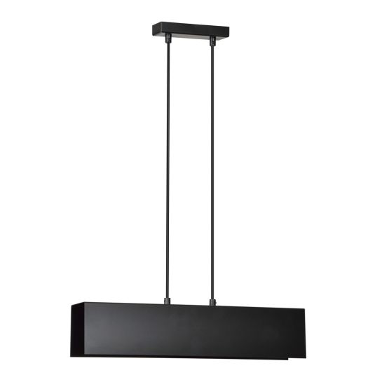 Lampa wisząca GENTOR nowoczesna czarna E27 15W LED