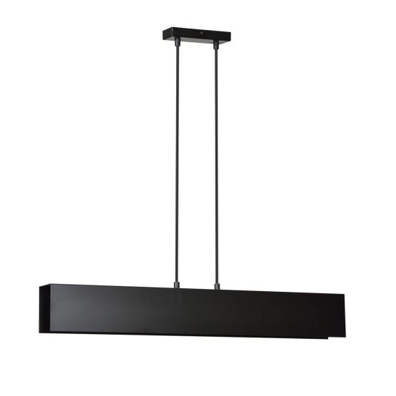 Lampa wisząca GENTOR nowoczesna czarna E27 15W LED