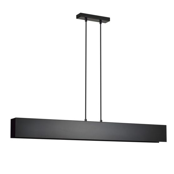 Lampa wisząca GENTOR nowoczesna czarna E27 15W LED