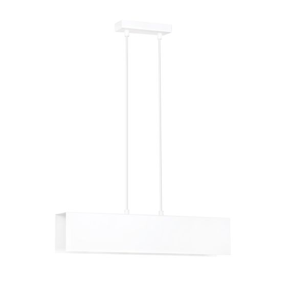 Lampa wisząca GENTOR nowoczesna biała E27 15W LED