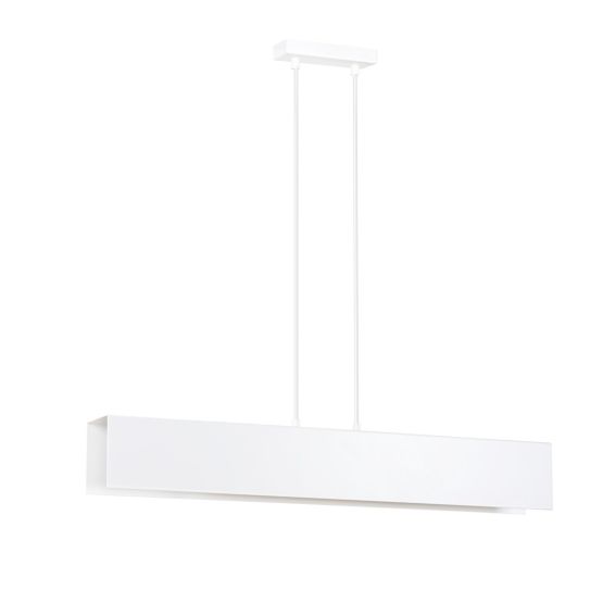 Lampa wisząca GENTOR nowoczesna biała E27 15W LED