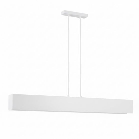 Lampa wisząca GENTOR nowoczesna biała E27 15W LED