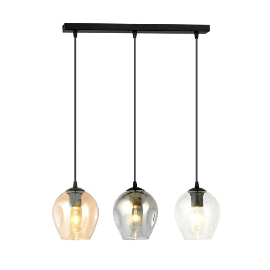 Lampa wisząca ISTAR nowoczesna czarna E27 15W LED