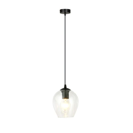 Lampa wisząca ISTAR nowoczesna czarna E27 15W LED
