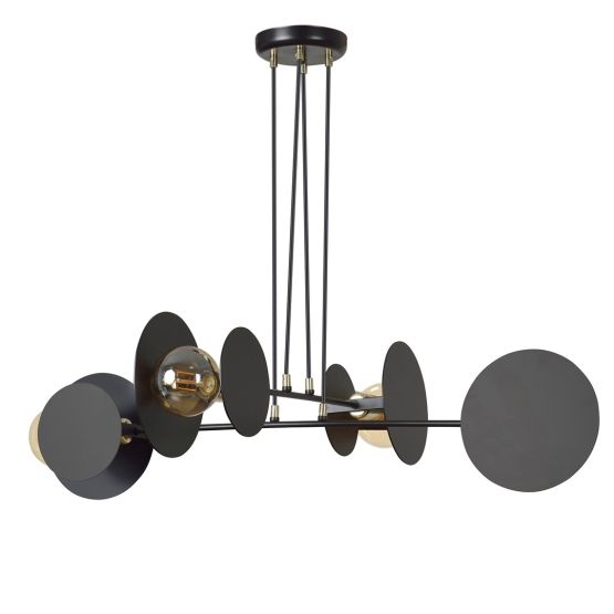 Lampa wisząca IDEA nowoczesna czarna E27 15W LED