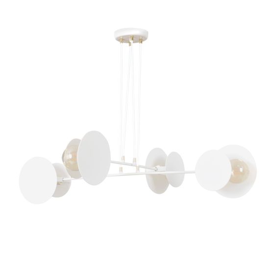 Lampa wisząca IDEA nowoczesna biała E27 15W LED