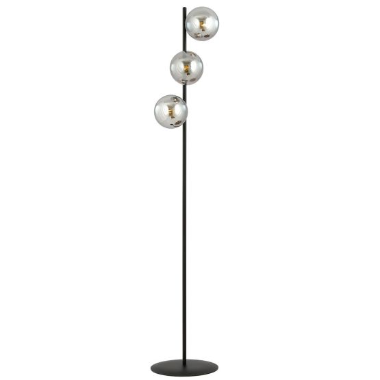 Lampa podłogowa ROSSI nowoczesna czarna E14 10W LED