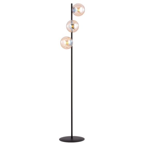 Lampa podłogowa ROSSI nowoczesna czarna E14 10W LED