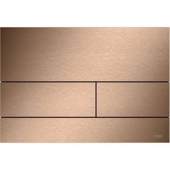 Przycisk Spłukujący Square II Anti-Fingerprint Czerwone Złoto Szczotkowane 9240848 Tece