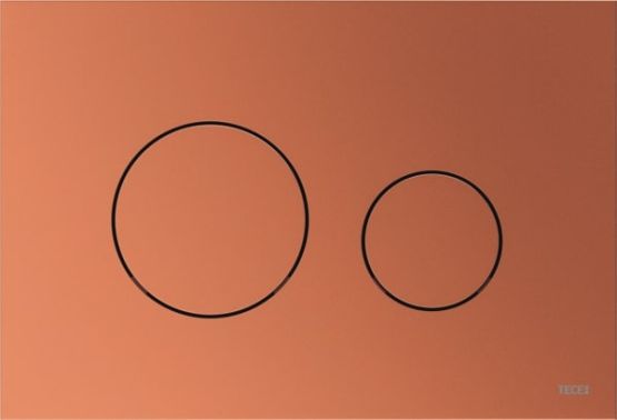 Przycisk Spłukujący Loop Czerwony Brąz Metaliczny 9240937 Tece