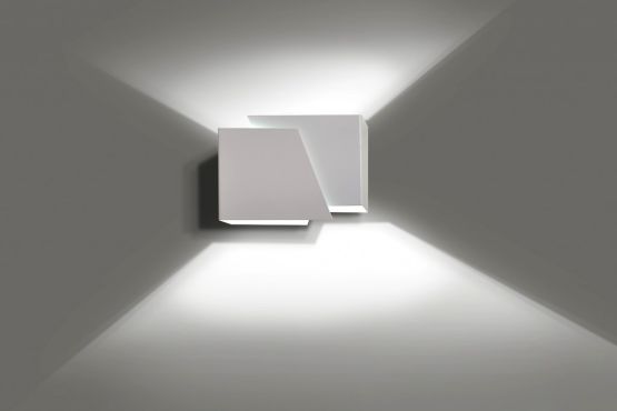 Kinkiet FROST nowoczesny biały G9 8W LED