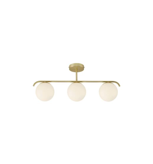 Lampa Sufitowa Potrójna Złota Grant 2010583035 Nordlux
