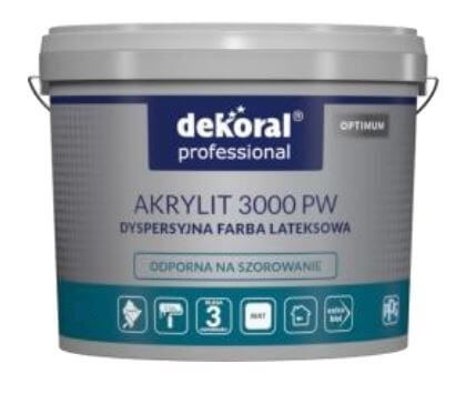 Akrylit 3000 Pw Baza Zn 9,32 L Dekoral