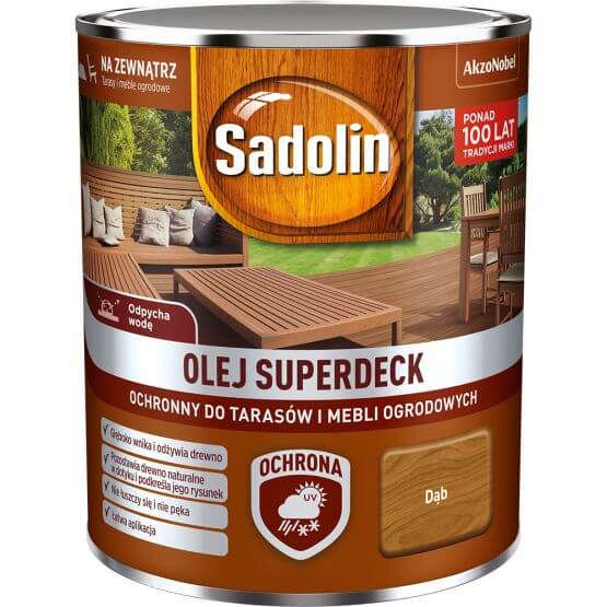 Olej Superdeck Dąb 0,75L Sadolin