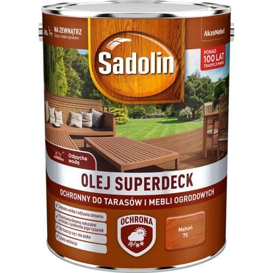 Olej Superdeck Mahoń 5L Sadolin