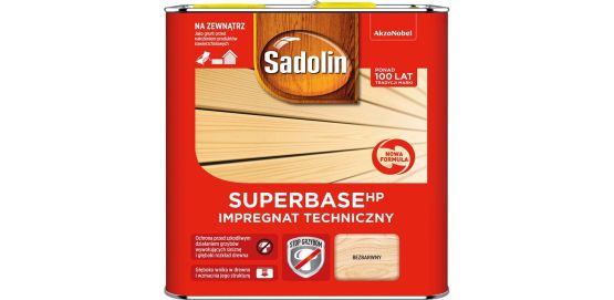 Impregnat Superbase Bezbarwny 2,5L Sadolin