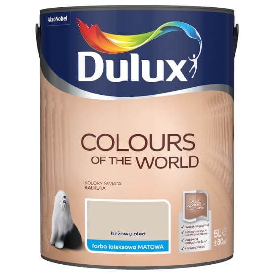 Farba Kolory Świata Beżowy Pled 5L Dulux