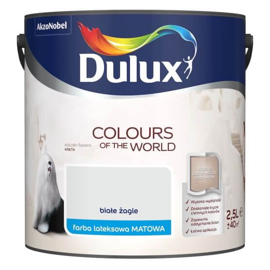 Farba Kolory Świata Białe Żagle 2.5L Dulux