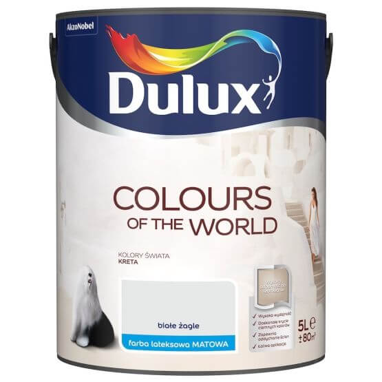Farba Kolory Świata Białe Żagle 5L Dulux