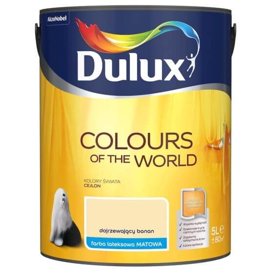 Farba Kolory Świata Dojrzewający Banan 5L Dulux