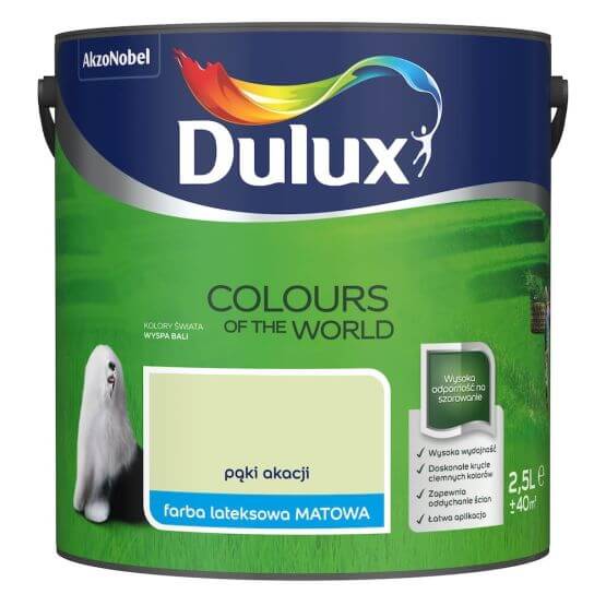 Farba Kolory Świata Pąki Akacji 2.5L Dulux