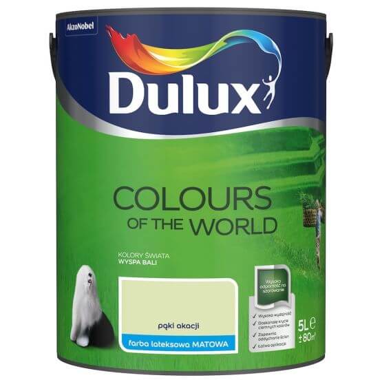 Farba Kolory Świata Pąki Akacji 5L Dulux