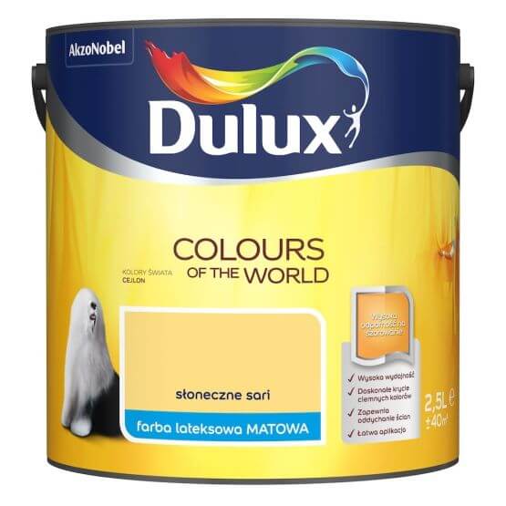Farba Kolory Świata Słoneczne Sari 2.5L Dulux