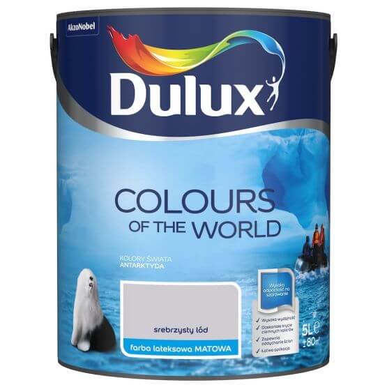 Farba Kolory Świata Srebrzysty Lód 5L Dulux