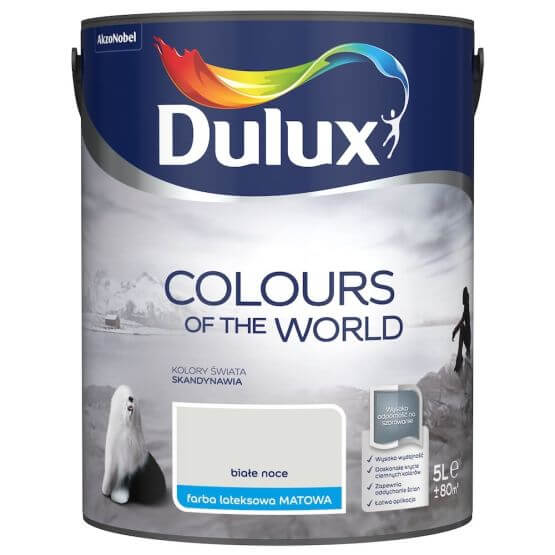 Farba Kolory Świata Białe Noce 5L Dulux