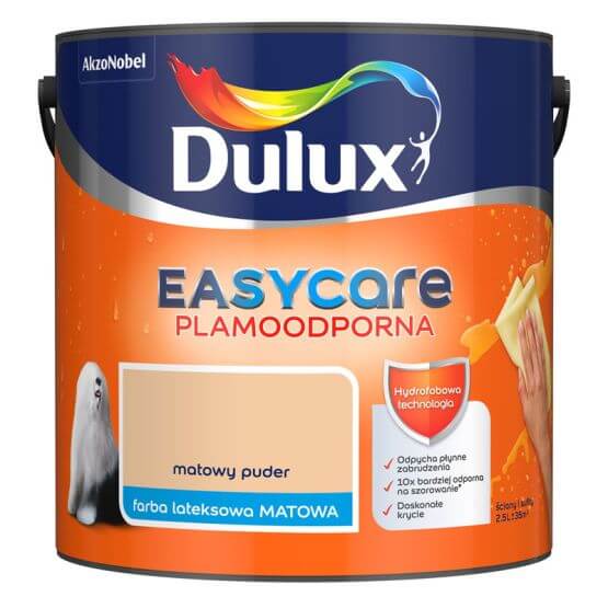 Farba EasyCare Matowy Puder 2.5L Dulux